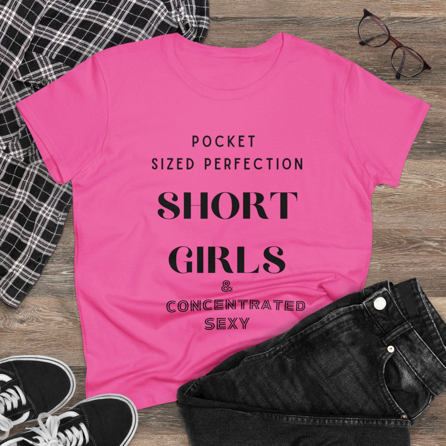 Short Girls Shirt | Women's Midweight Cotton Tee