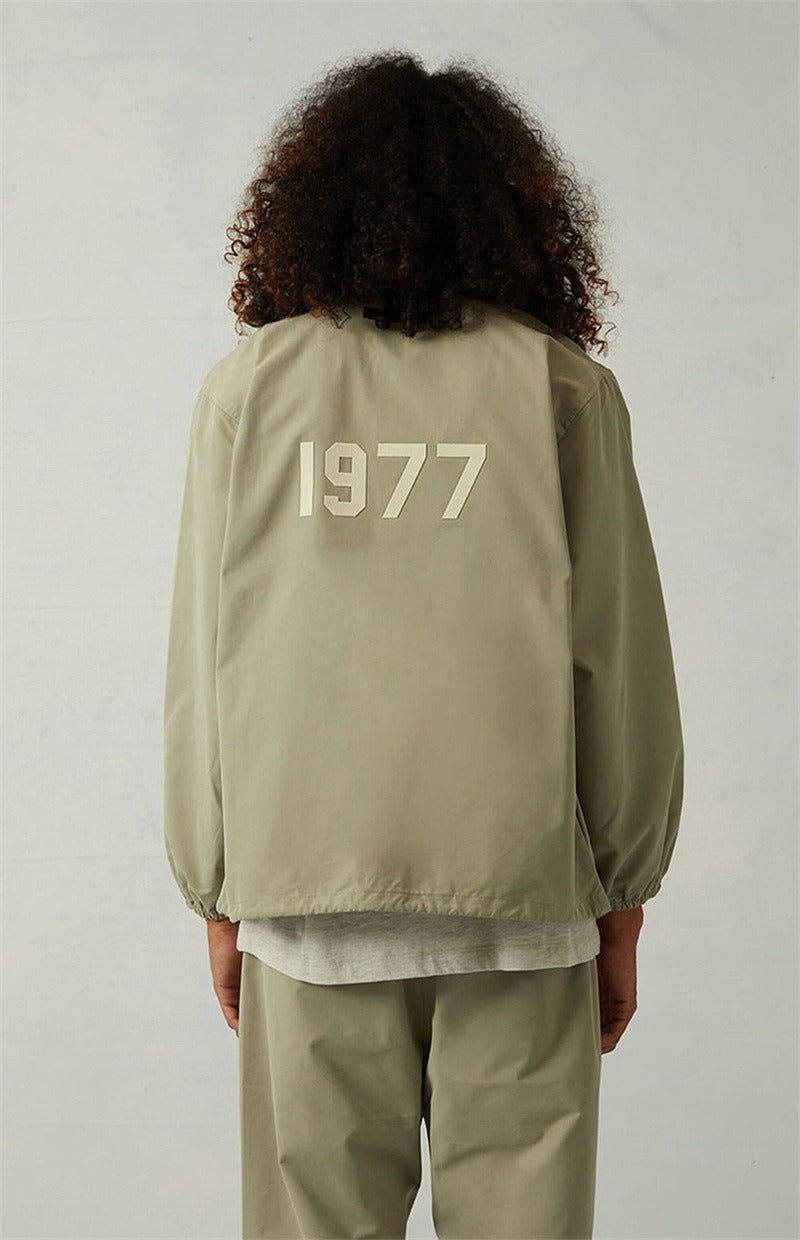 ESSENTIALS Style1977 Jacket Flocked Printed Jacket High Street Jacket