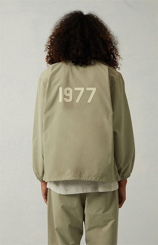 ESSENTIALS Style1977 Jacket Flocked Printed Jacket High Street Jacket