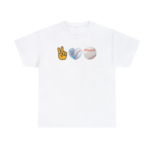 Peace Love Baseball, Baller, Shirt for baseball player, Shirt for fan of baseball, Shirt for Coach, Gift for athlete