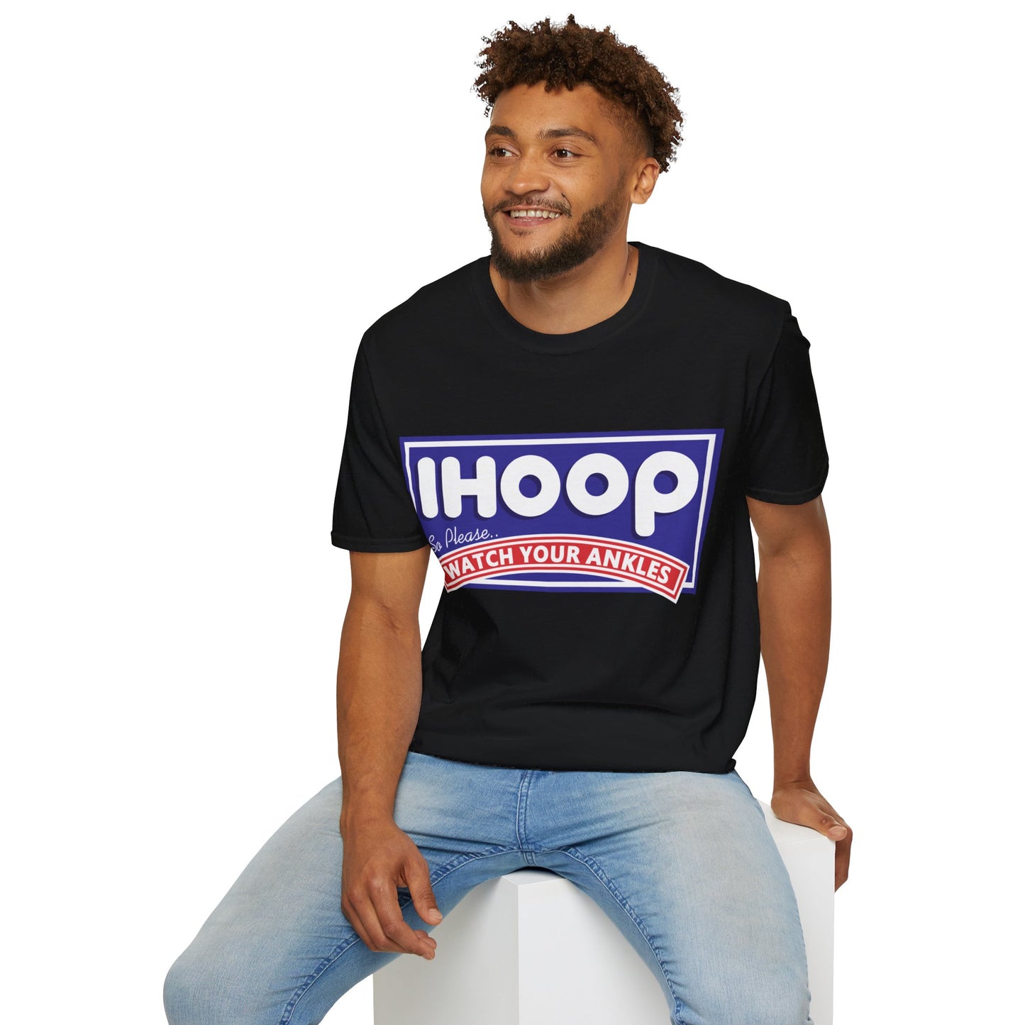 Basketball Shirt | IHoop Ankles Shirt | Sports Shirt | Gift for Baller | Baller Shirt | Mighty Lifestyle |  Softstyle T-Shirt