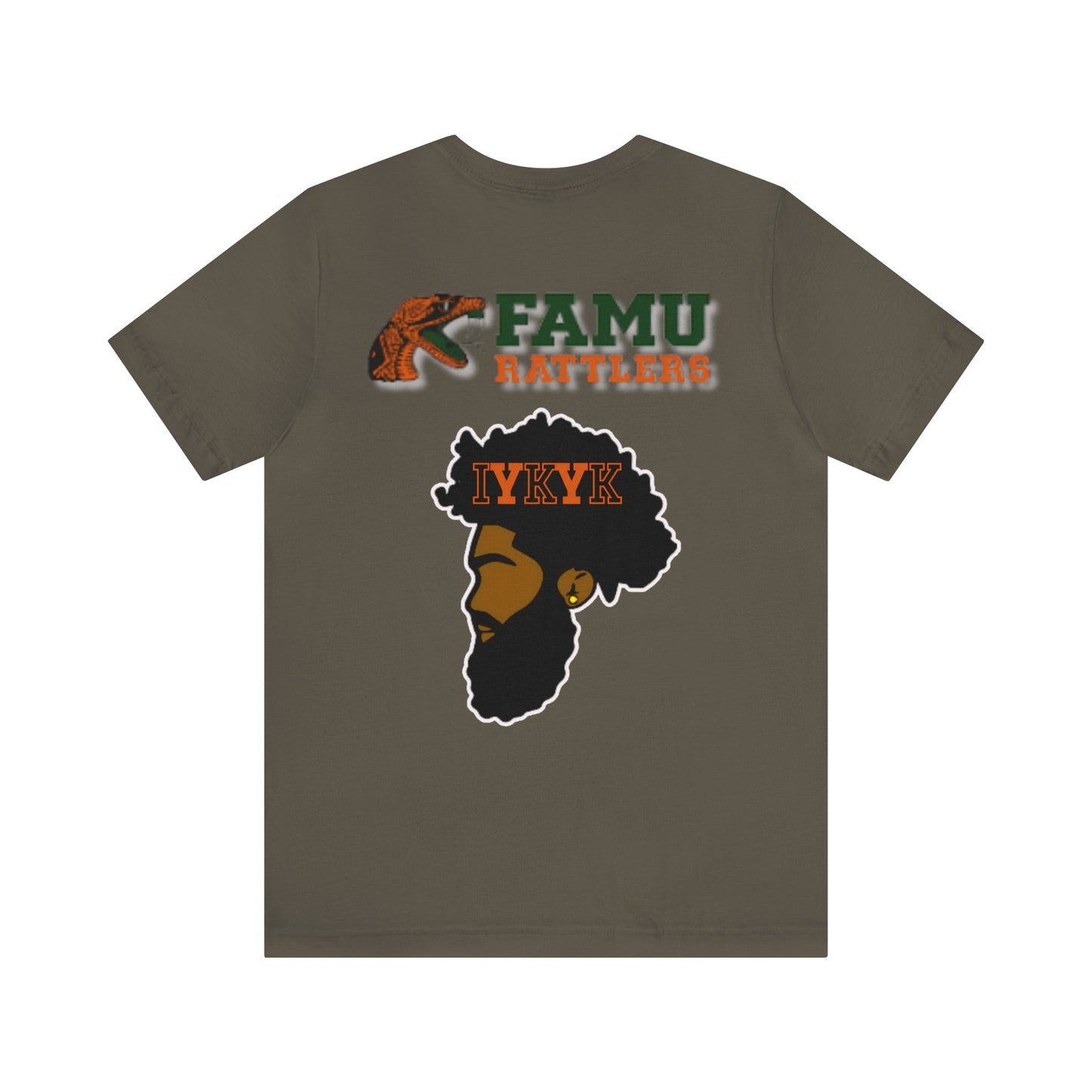 Rattler Shirt Male Afro, FAMU Shirt, FAMU Grad, FAMU Alum, Gift For Rattler, Gift for Rattler Alum