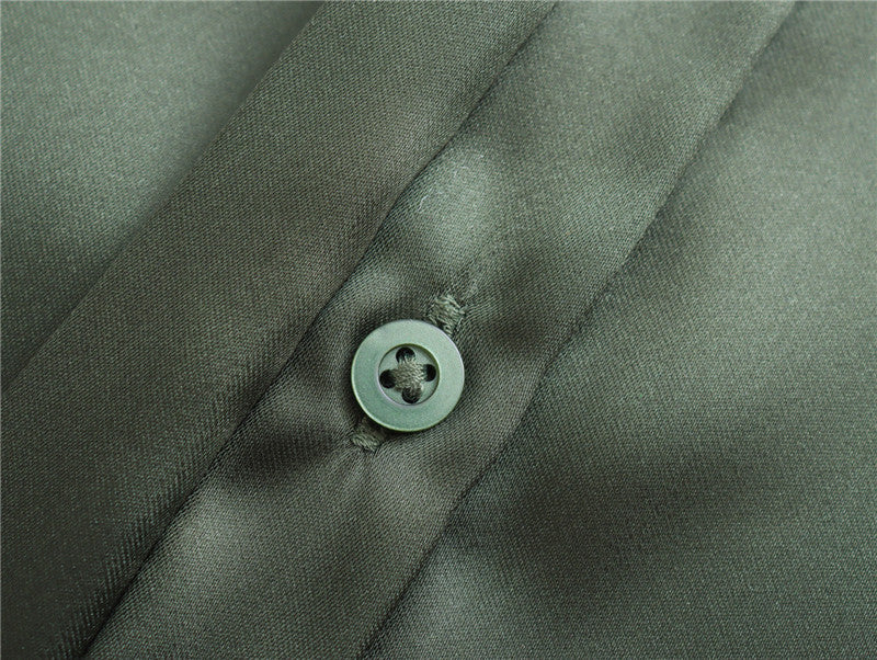 Women’s Two Piece Set Autumn Fashion 2 Piece Sets Solid Women Wide Pants Wrist Sleeve Female Loose Shirt Suits Y2k Vintage