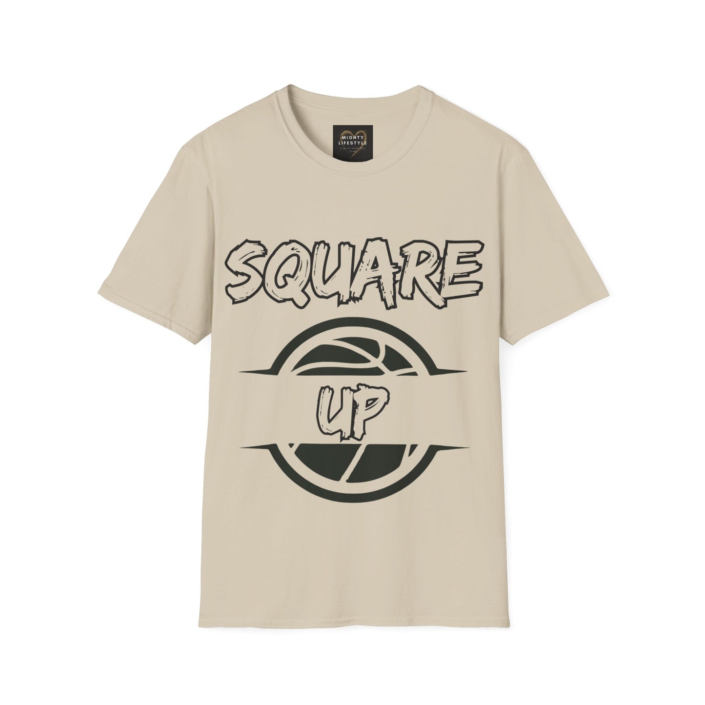 Square Up | Travel Basketball| AAU Basketball | Basketball Shirt |Basketball Mom| Basketball Dad |  Unisex Basketball Shirt | Sports Shirt | Baller Shirt | Mighty Lifestyle |  Softstyle T-Shirt