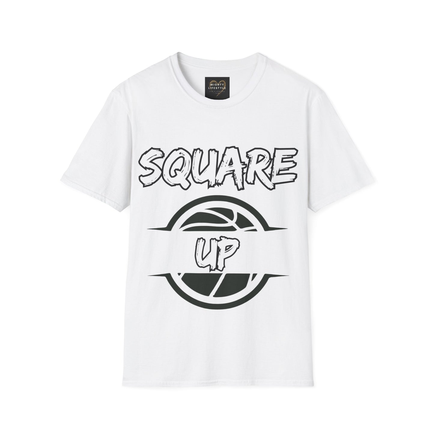 Square Up | Travel Basketball| AAU Basketball | Basketball Shirt |Basketball Mom| Basketball Dad |  Unisex Basketball Shirt | Sports Shirt | Baller Shirt | Mighty Lifestyle |  Softstyle T-Shirt