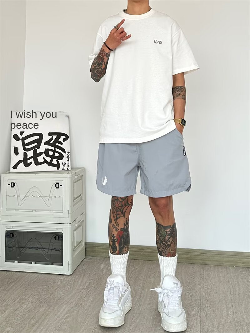 Quick drying breathable sports pants for men's summer training basketball shorts