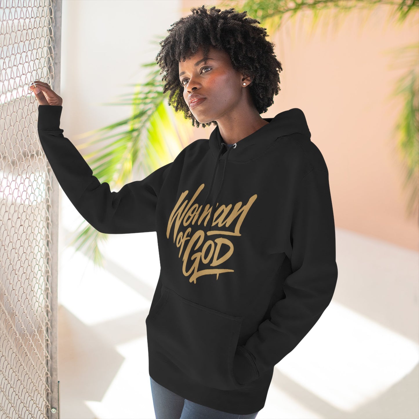 Woman of God "Fearfully and Wonderfully Made" Fleece Hoodie Faith Based Hoodie Christian Hoodie
