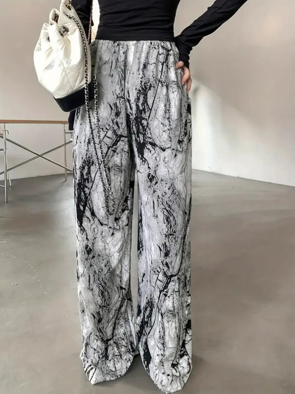 Women’s Trendy Printed Wide Leg Pants