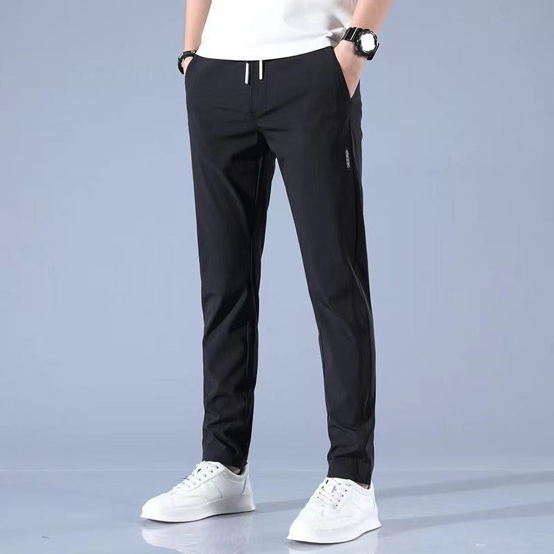 Mighty Lifestyle Pants | Men's Business casual pants elastic breathable straight leg oversized sports pants