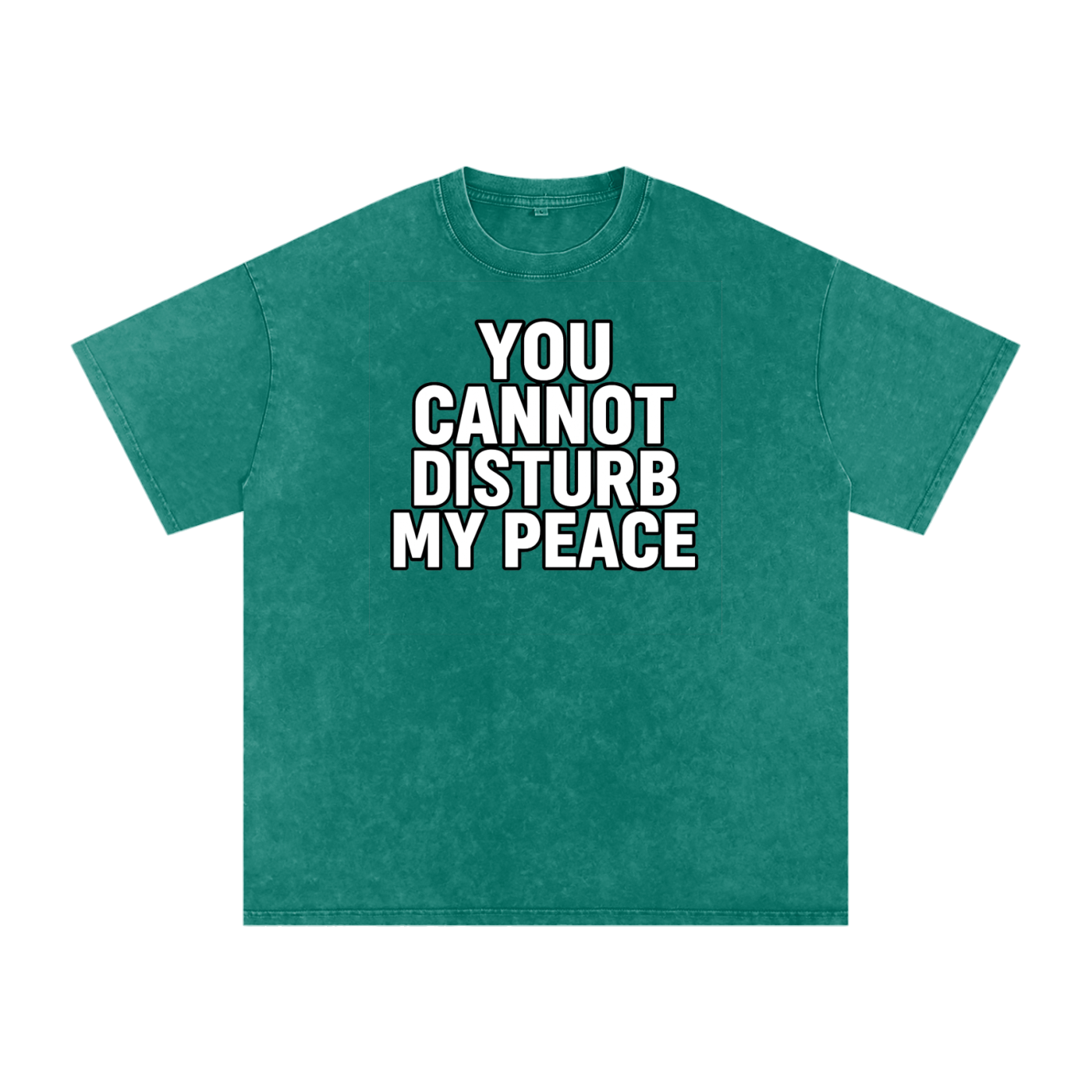 Snow Washed You Cannot Disturb My Peace Shirt | Unbothered Tee | Self Care Quote T-Shirt | Unisex Streetwear Top | Loose Fit 100% Cotton Graphic Tee | Mindful Fashion