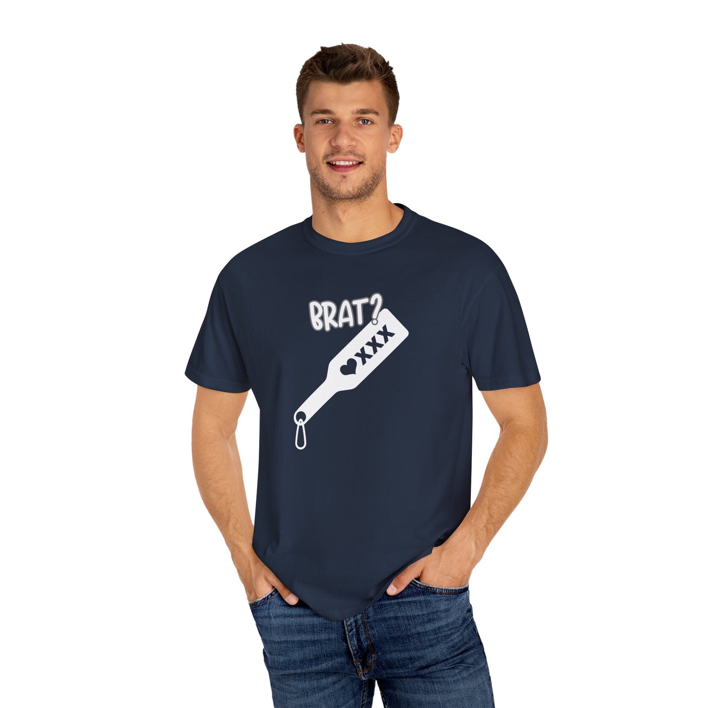 Brat, Brat Shirt, Sub_Dom Tee, Unisex Garment - Dyed T-shirt - Mighty Lifestyle