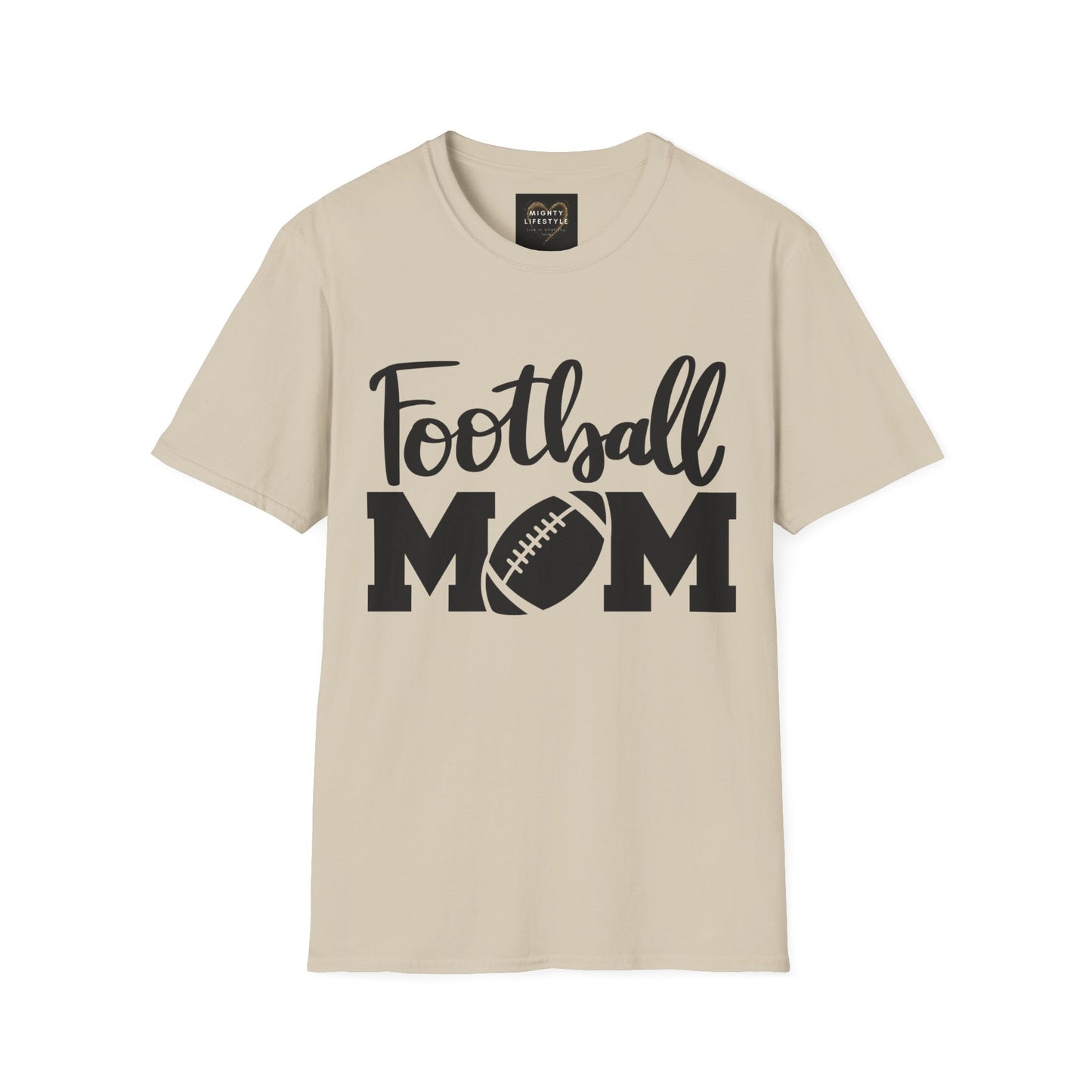 Football Mom Fan Shirt | Tackle and Flag Football Shirt | Sports Shirt | Football Player Shirt | Mighty Lifestyle | Softstyle T-Shirt - Mighty Lifestyle