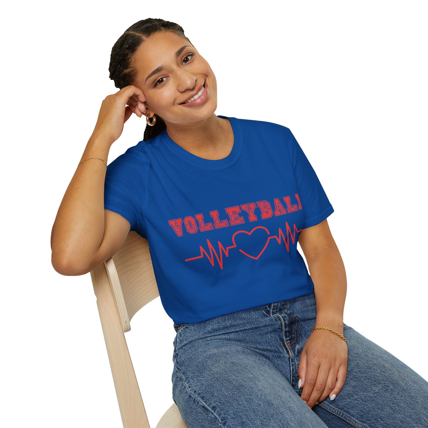 Volleyball Mom  | Volleyball Shirt | Sports Shirt | Baller Shirt | Mighty Lifestyle |  Softstyle T-Shirt