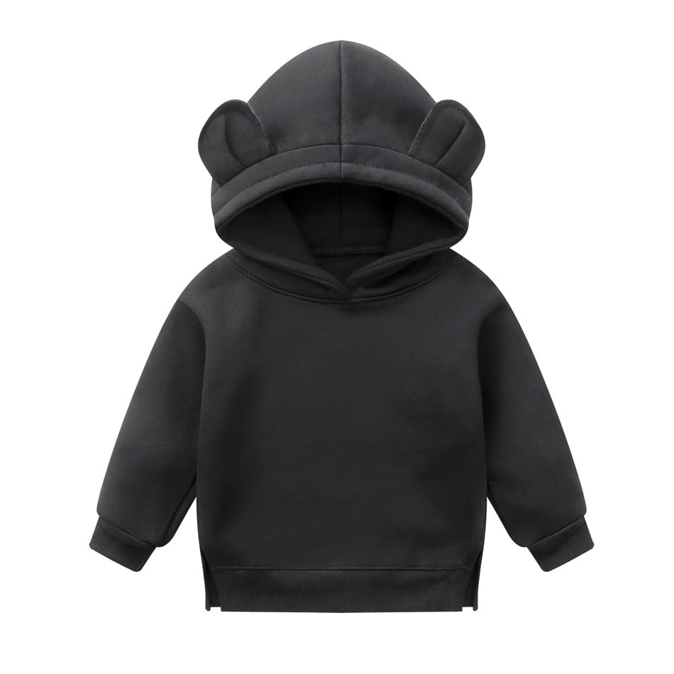 Trendy Unisex Baby Boys Girls Clothes Winter Spring Cute Hoodies Korean kids Hoodie Thicken Fleece Sweatshirt Children's clothing, Orangemom