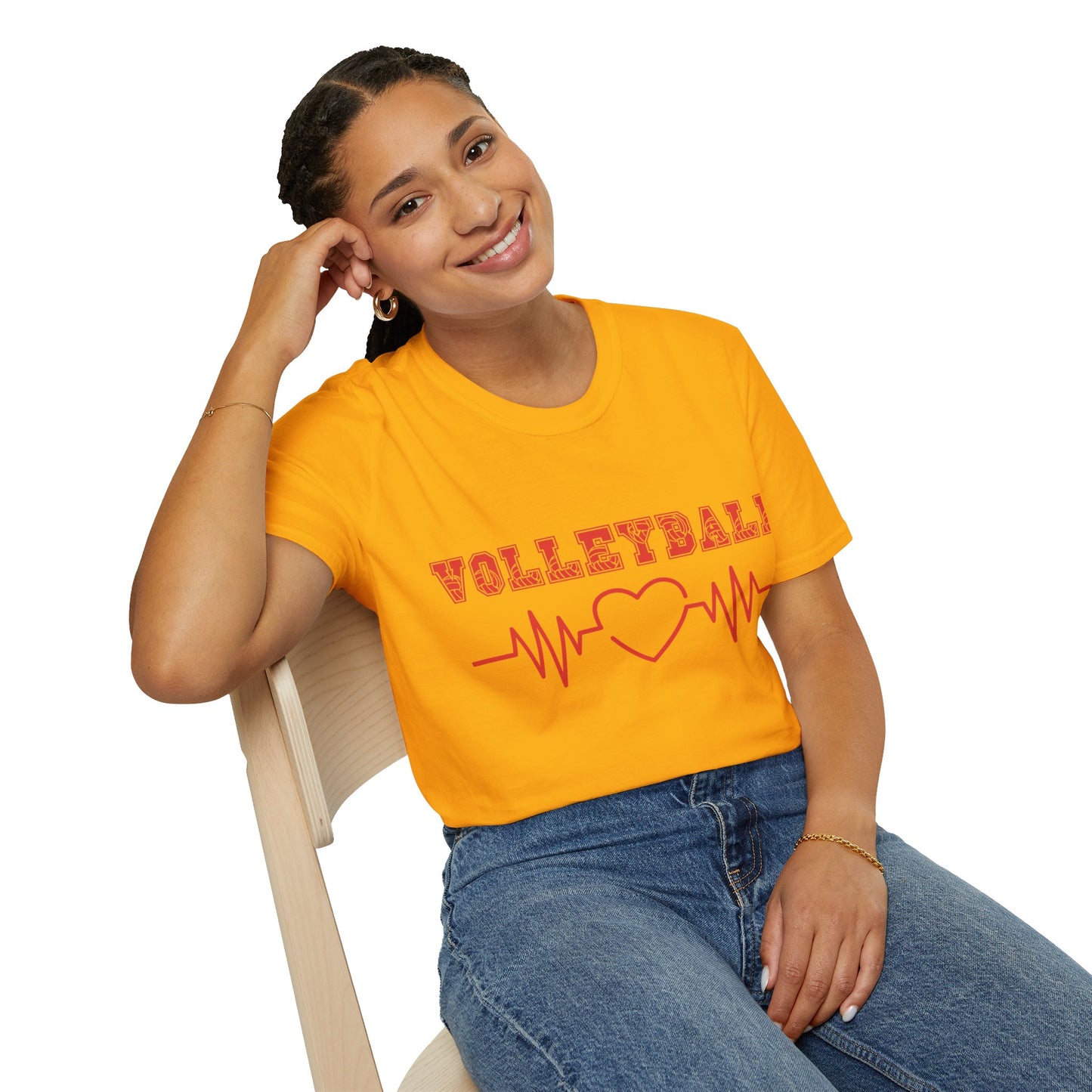 Volleyball Mom  | Volleyball Shirt | Sports Shirt | Baller Shirt | Mighty Lifestyle |  Softstyle T-Shirt