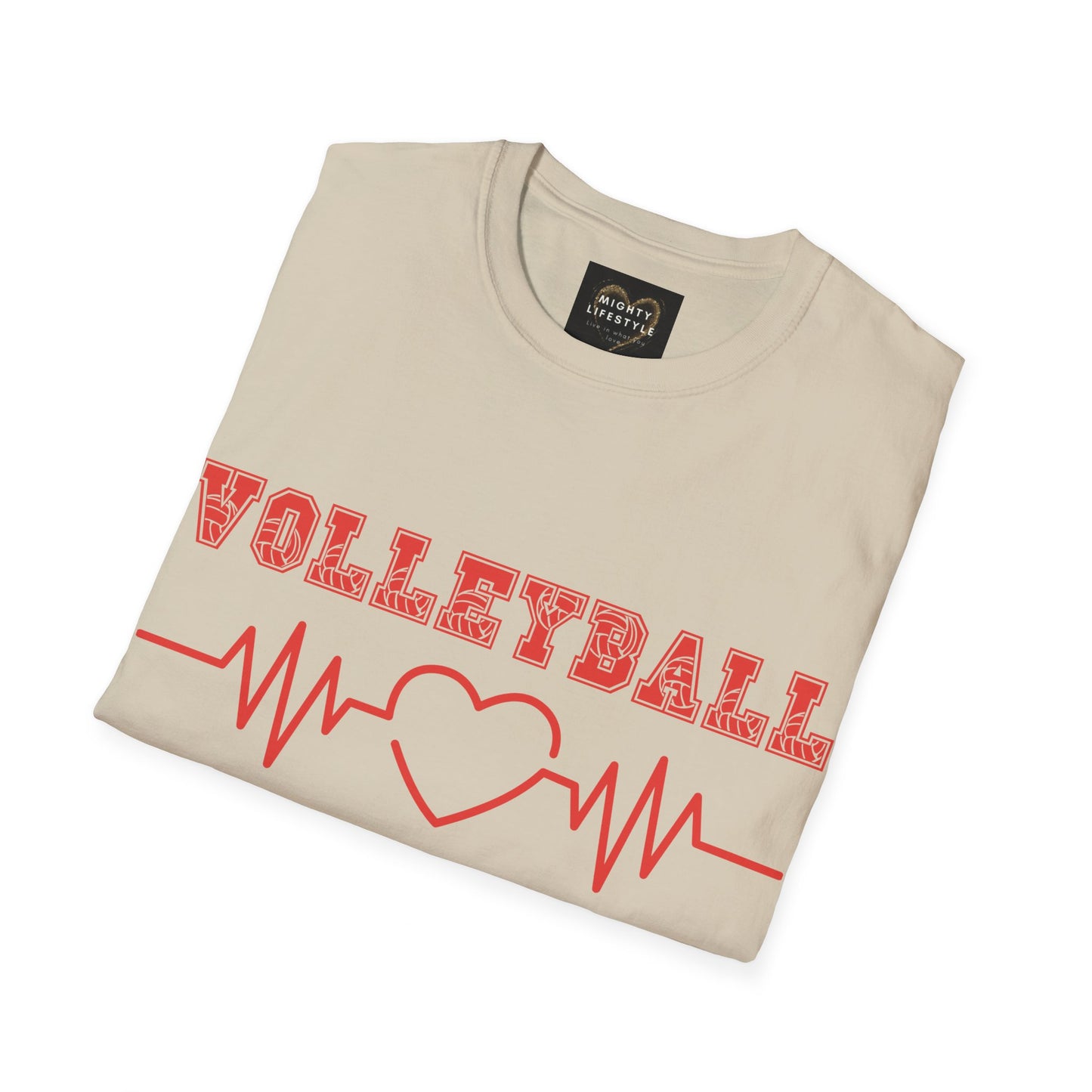 Volleyball Mom  | Volleyball Shirt | Sports Shirt | Baller Shirt | Mighty Lifestyle |  Softstyle T-Shirt