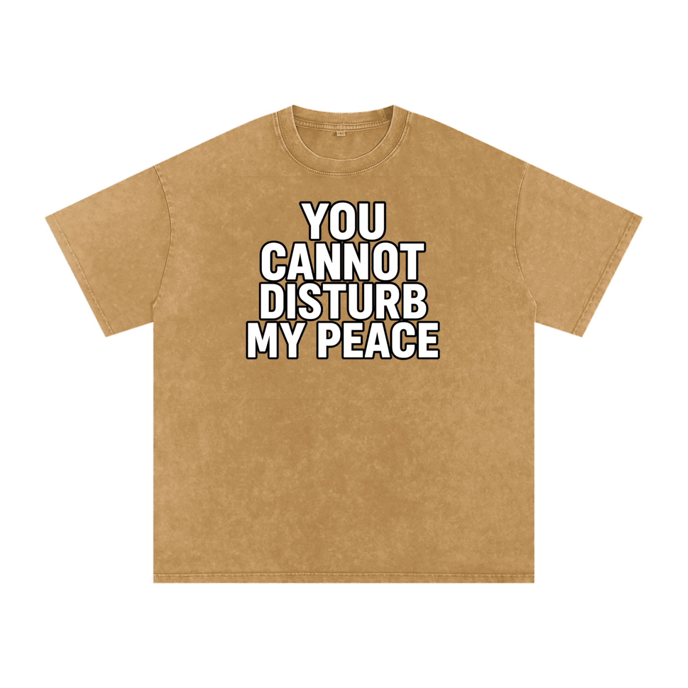 Snow Washed You Cannot Disturb My Peace Shirt | Unbothered Tee | Self Care Quote T-Shirt | Unisex Streetwear Top | Loose Fit 100% Cotton Graphic Tee | Mindful Fashion