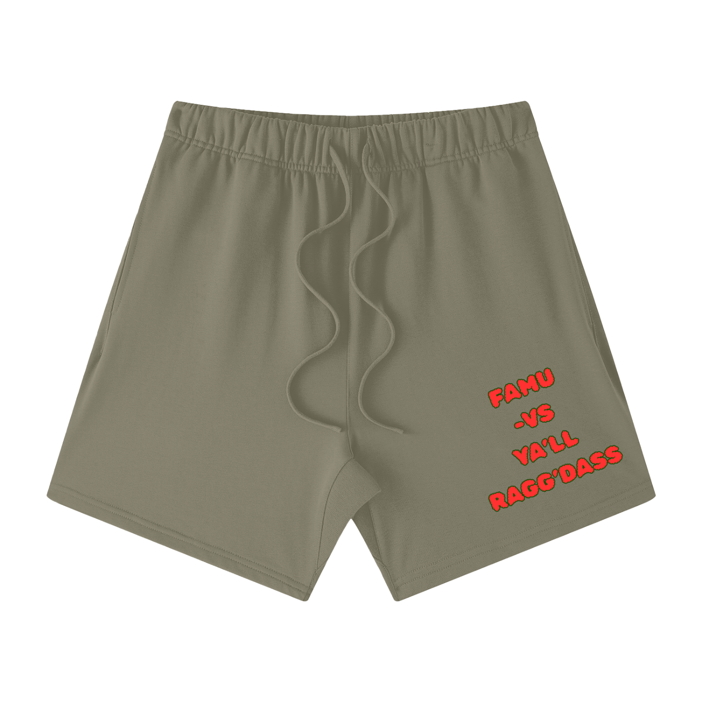 FAMU Shorts Florida A&M University Proud FAMU HBCU FAMU Casual or Gym Unisex Earth Tone Loose Fit Cotton Shorts