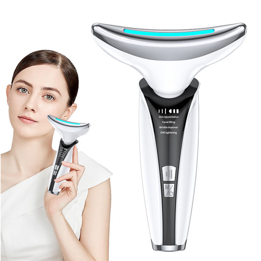 Youthful Wrinkle Reverse Live Skin Rejuvenation Tightening Anti-aging Face Neck Lifting Massager Led Photon Therapy Face And Neck Lifting Device