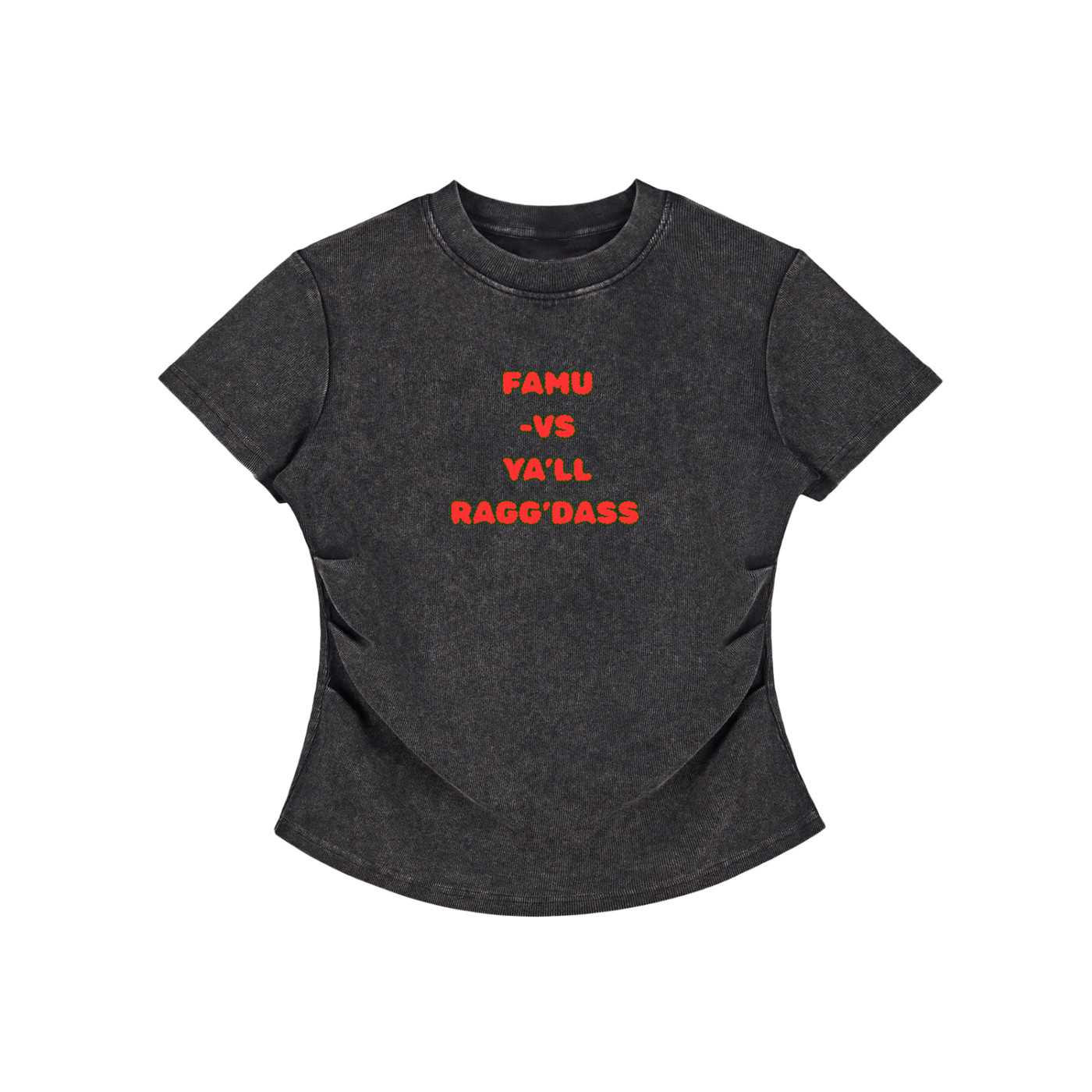 FAMU Shirt Vintage Washed Bodycon Cotton T-Shirt | Ragg’Dass