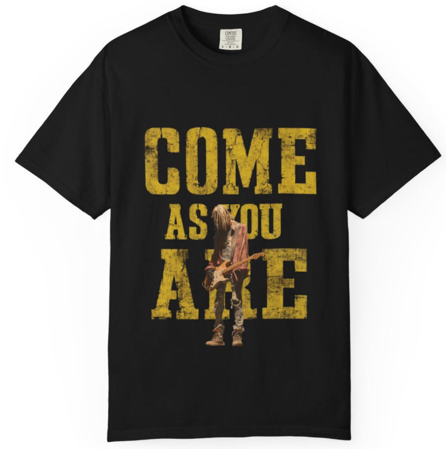 Vintage Nostalgia Cobain Comfort Colors Unisex T-shirt,  Come As You Are Tee, Rock N Roll Shirt, Grunge Music Top, Retro Band