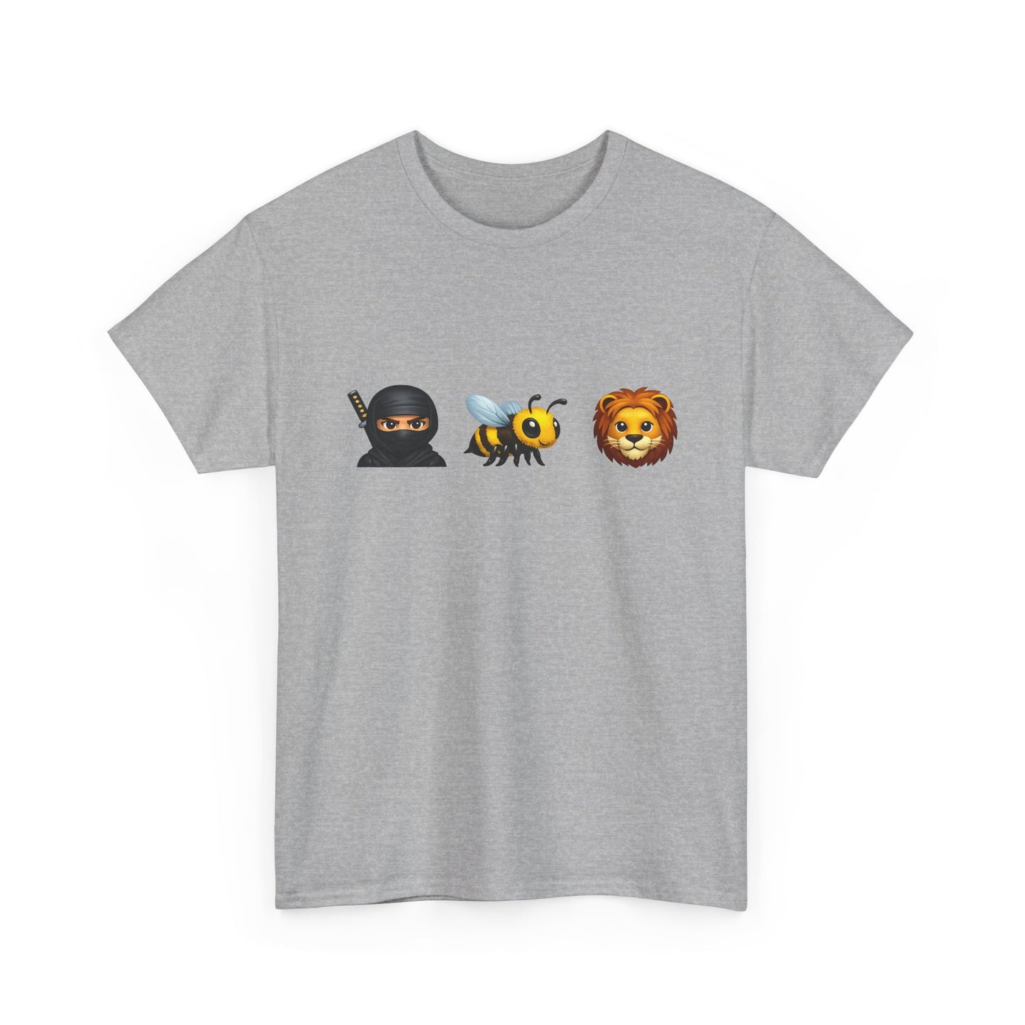 Ninjas Be Lyin' Emoji Tee — Ninja • Bee • Lion Graphic T-Shirt