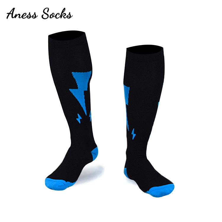 Healthy Calf Compression Socks for Men & Women – Breathable Nylon Silk Stovepipe Sports Socks for Running, Cycling, and Everyday Support