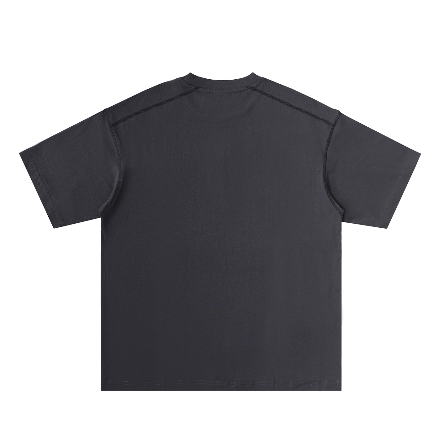 Black Heart in Hand Oversized Contrast-Stitched Cotton Tee | Black Heart in Hand Graphic Tee – Oversized Contrast Stitch Angelic Warrior Shirt for Men & Women | Streetwear Cotton T-Shirt
