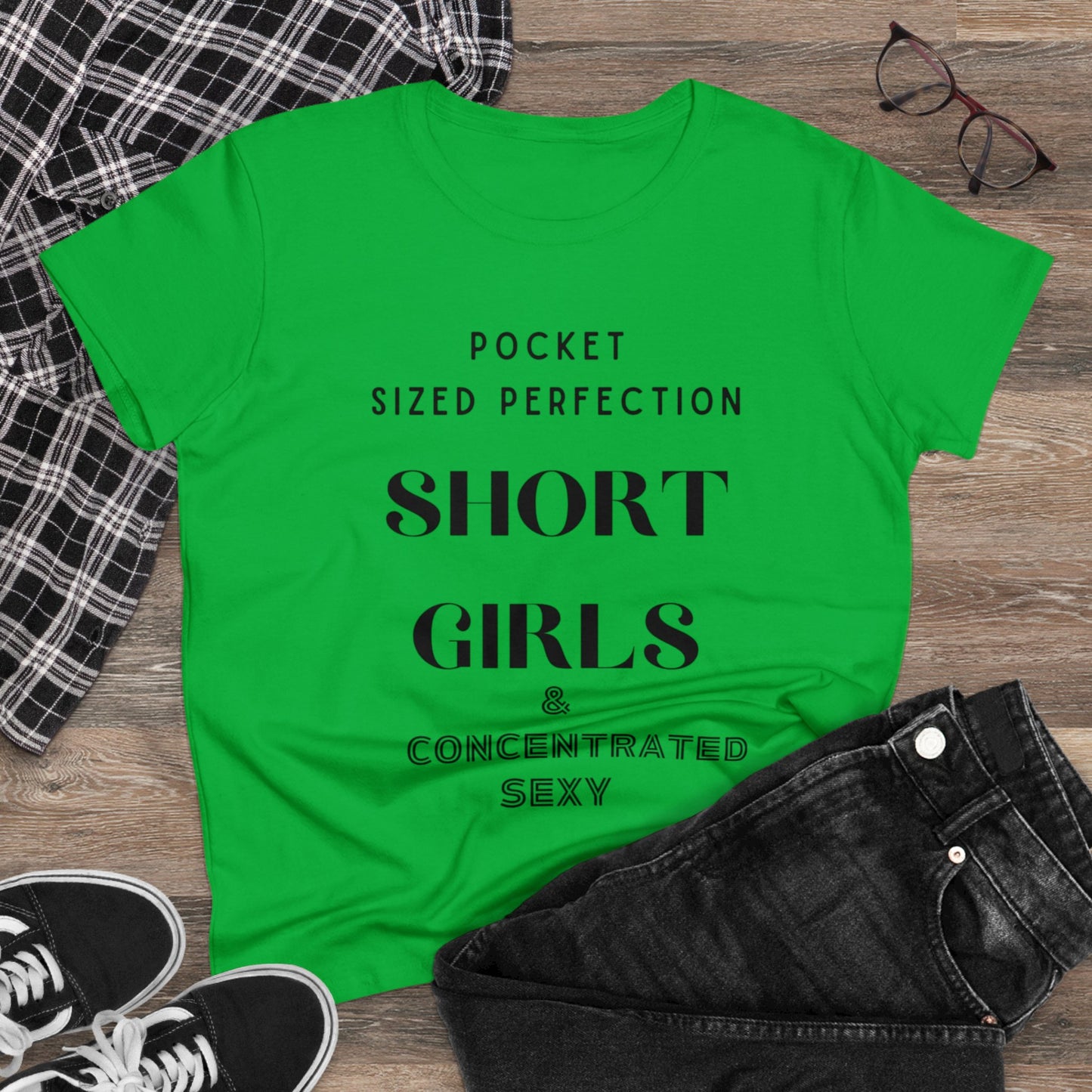 Short Girls Shirt | Women's Midweight Cotton Tee