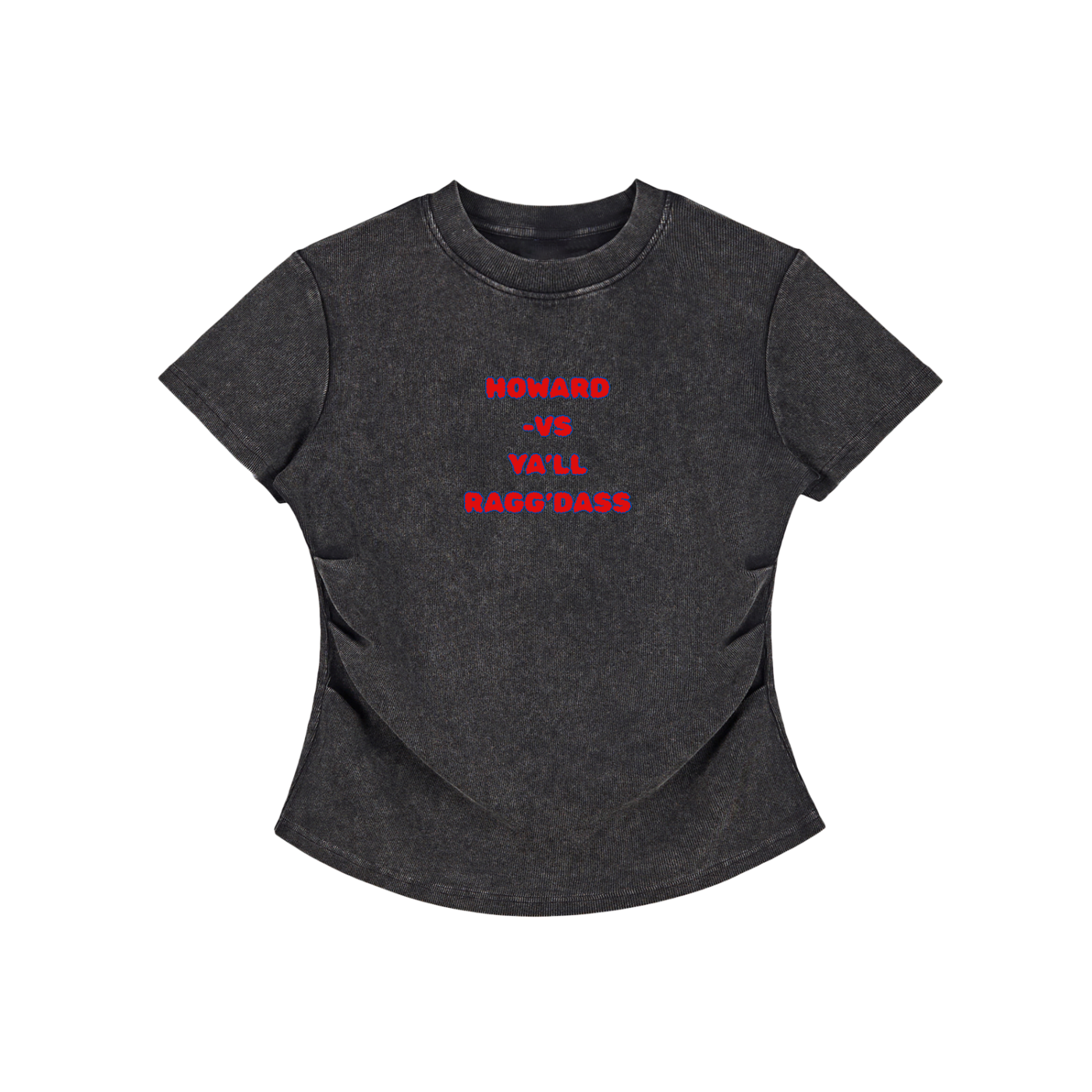 Howard University Shirt, Howard U, HU Bison Shirt Vintage Washed Bodycon Cotton T-Shirt | Ragg’Dass