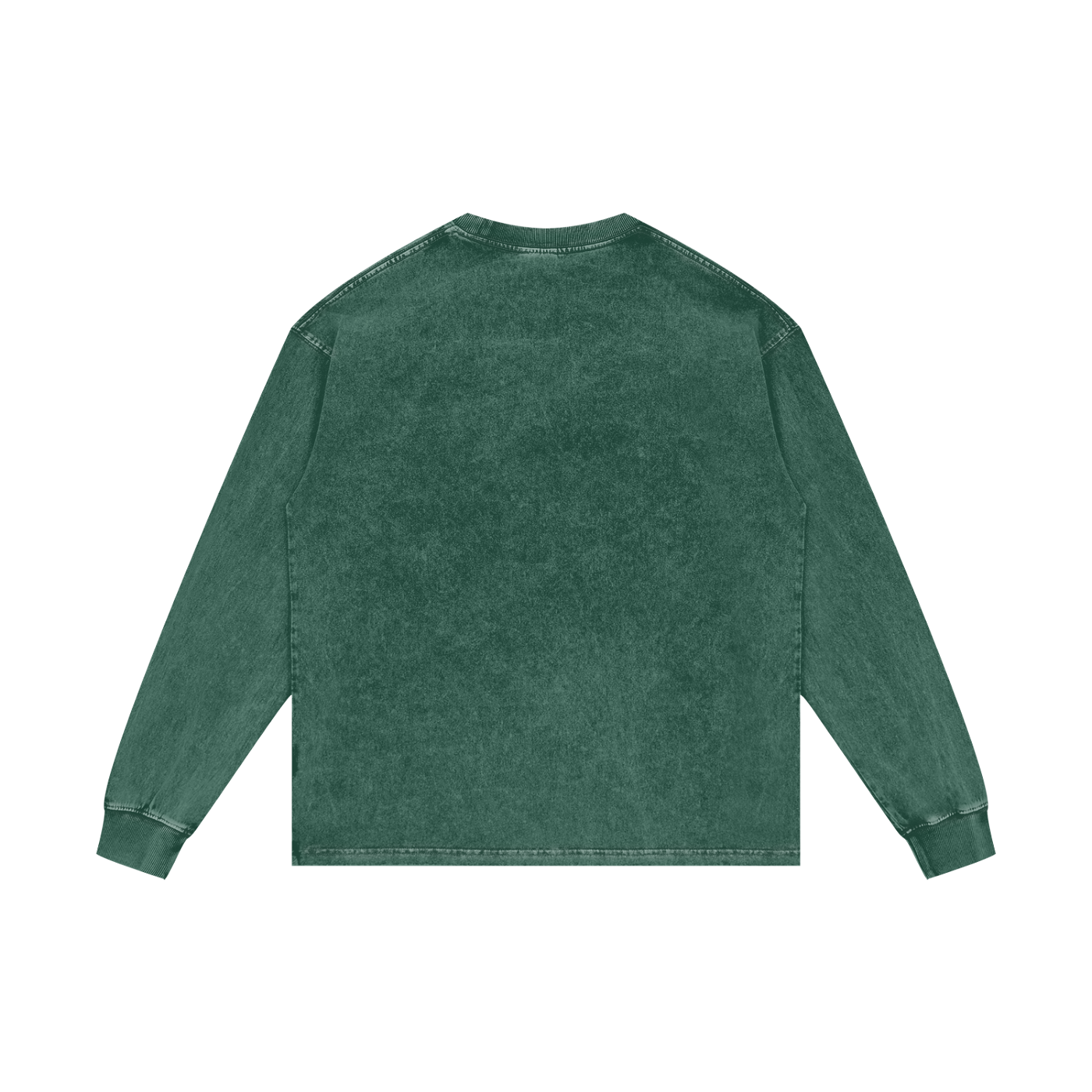 HIM Acid Wash Oversize Long Sleeve T-Shirt