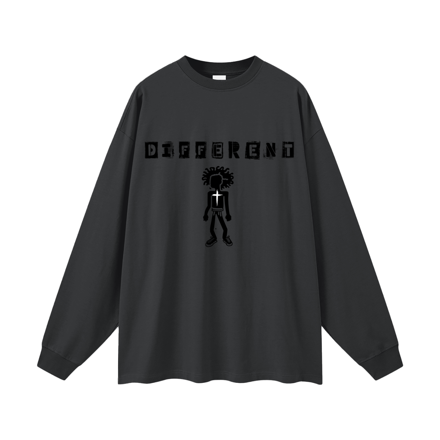 DIFFERENT Graphic Long Sleeve Shirt – Afro Urban Faith Based Streetwear Unisex Tee | Oversized Artsy Cotton Top | Black Art Fashion Shirt
Different Cross Man Oversized Unisex Long Sleeve T-Shirt Faith Based Motivational Shirt Christian Shirt Yeshua Jesus