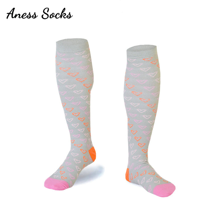 Healthy Calf Compression Socks for Men & Women – Breathable Nylon Silk Stovepipe Sports Socks for Running, Cycling, and Everyday Support