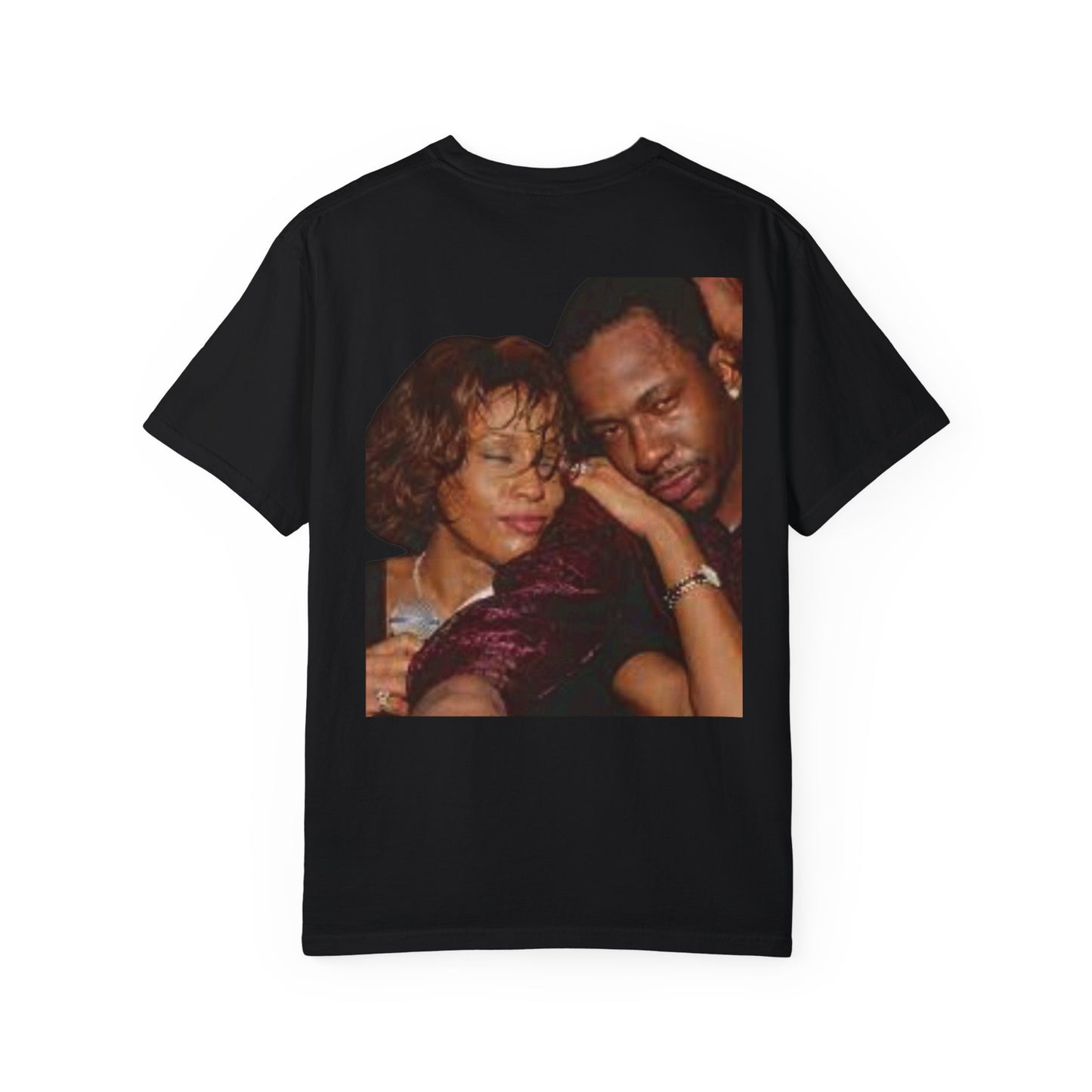 Whitney and Bobby, Bobby and Whitney, Love Story, Hip Hop Love, Unisex Garment-Dyed T-shirt