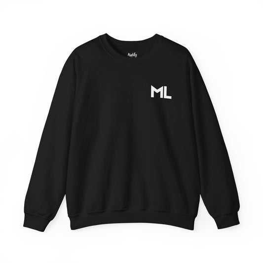 ML - Minimalist - Faith Based  Crewneck Sweatshirt, Cozy Unisex Sweatshirt, Stylish Casual Wear, Gift for Him/Her, Everyday Comfort