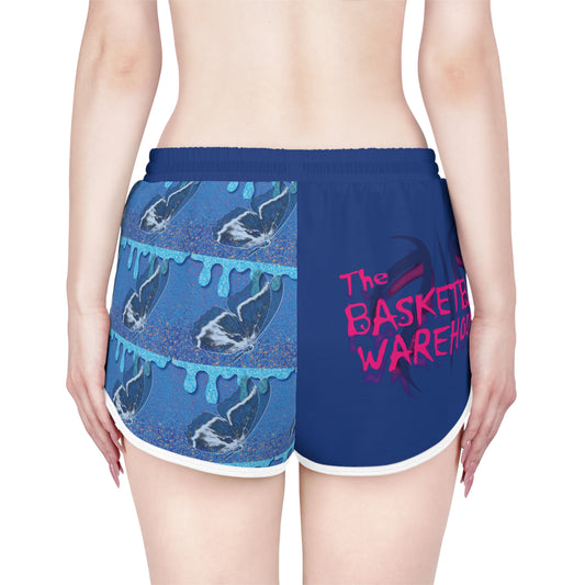 BW Blue Butterfly Women’s Relaxed Basketball & Butterfly Shorts - Perfect for Summer Fun!