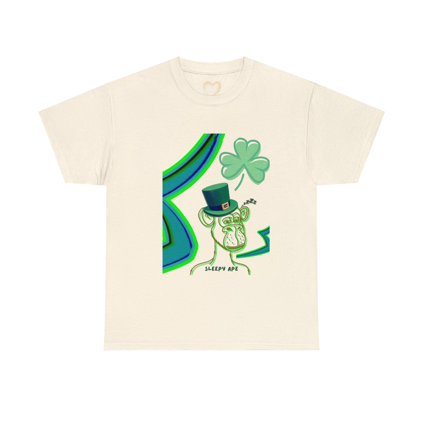 St Patrick's Sleepy Ape Shirt, St Patrick's Day Shirt, Lucky Shirt, Shirt for Spring, Gift for St Patty