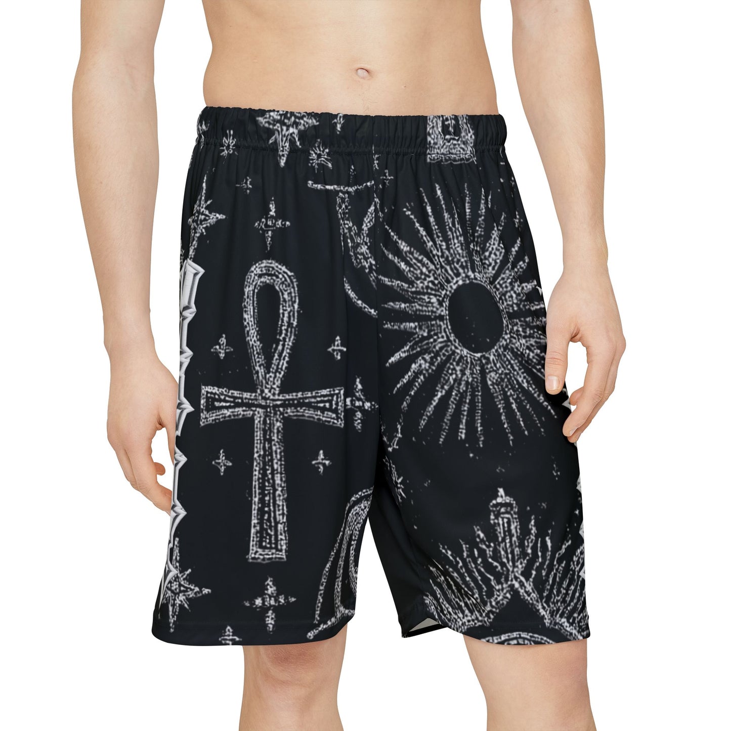 Crowned Worthy Up Next Celestial Crown Basketball Shorts for Men – Lightweight Performance Training Shorts for Court, Gym & Street | Crowned Worthy Celestial Crown Basketball Shorts 'Up Next' Athletic