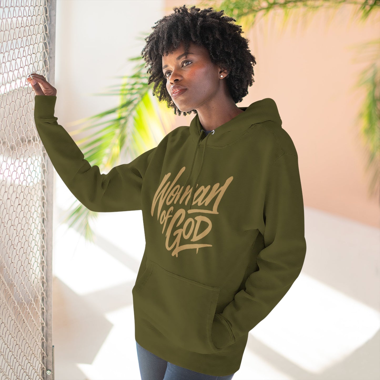 Woman of God "Fearfully and Wonderfully Made" Fleece Hoodie Faith Based Hoodie Christian Hoodie