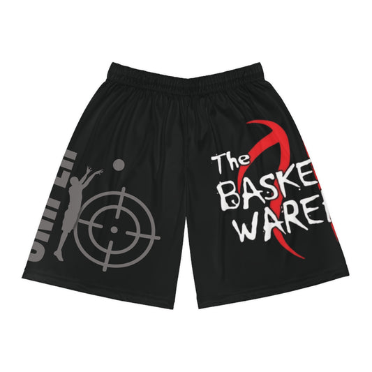 BW Performance Basketball Shorts - Sniper & House Design for Hoopers
