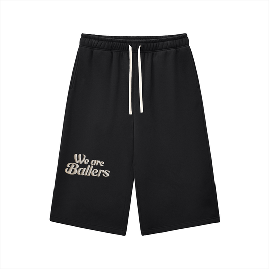 We Are Ballers Relaxed Drawstring Three-quarter Sweatpants