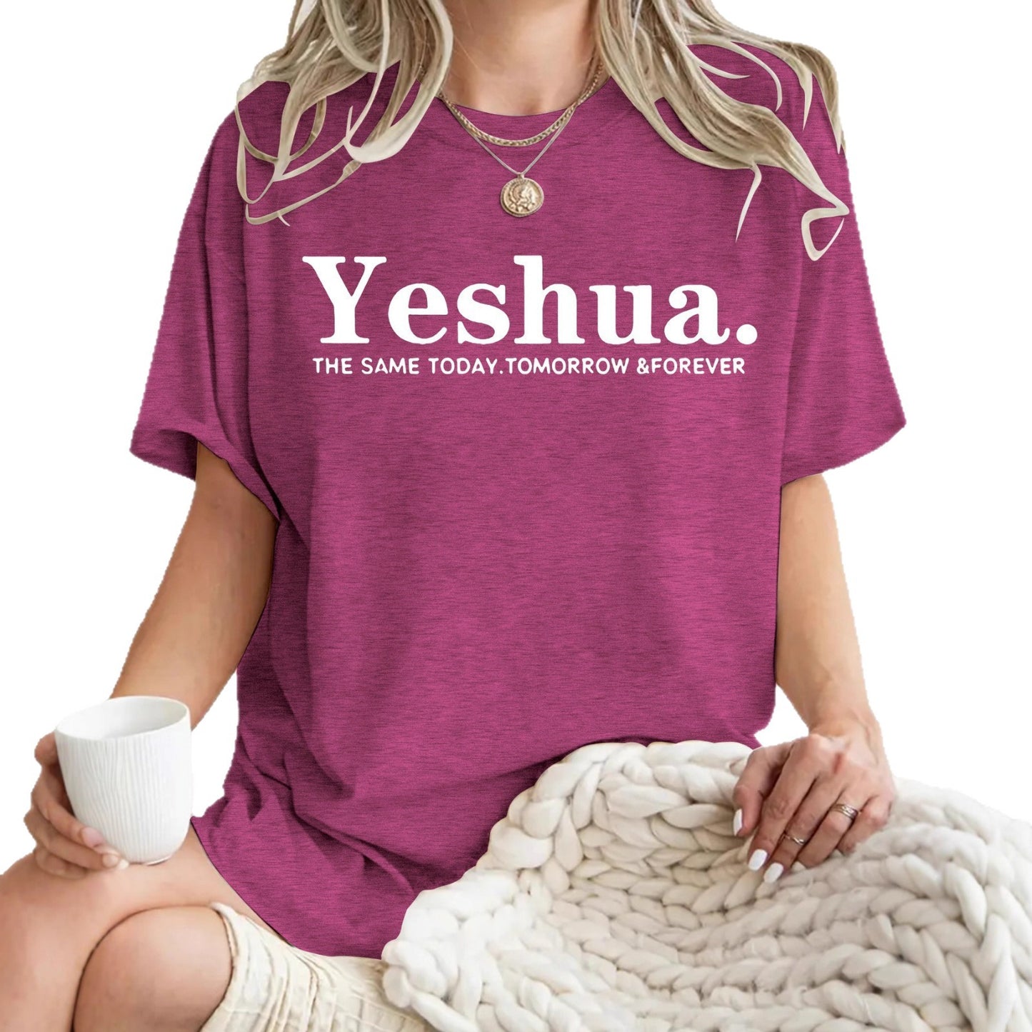 Short sleeved Yeshua print