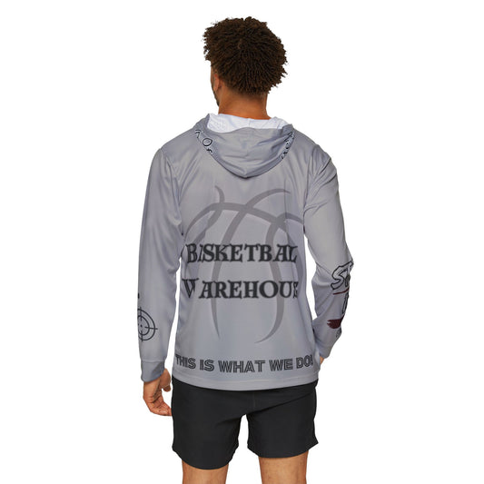 Men's Basketball Warmup Hoodie - Eat, Sleep, Hoop, Repeat | Perfect for Sports Enthusiasts