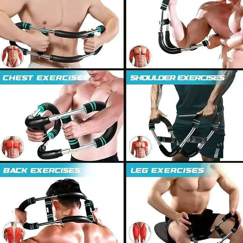 Adjustable Chest Workout Arm Trainer – Home Fitness Equipment for Chest Lift & Firming | Get Rid of Man Boobs, Sculpt Chest, Upper Body Strength Tool for Men & Women