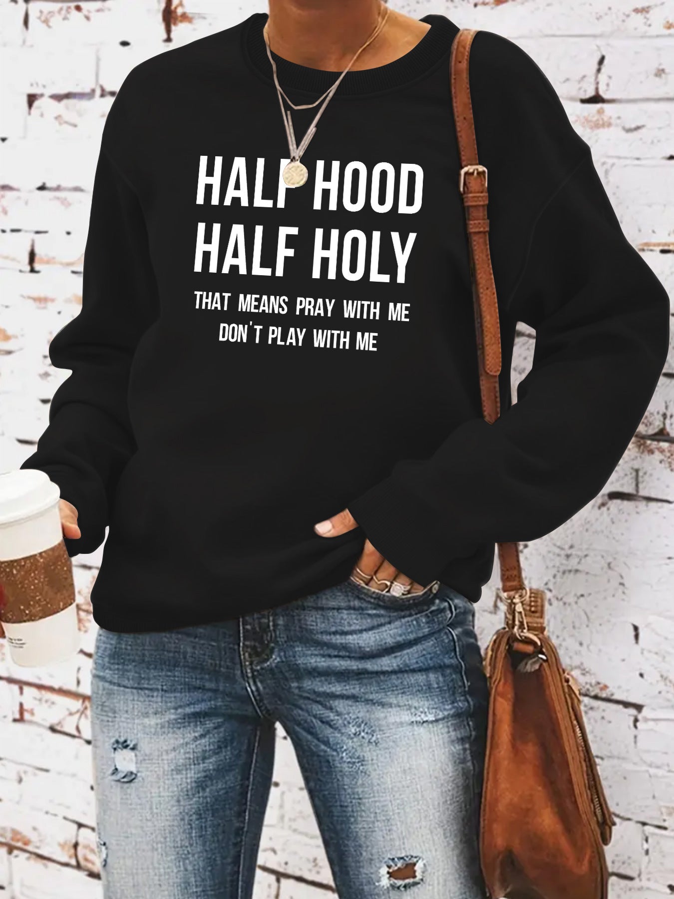 HALF HOOD HALF HOLY hoodie Dont Play With Me