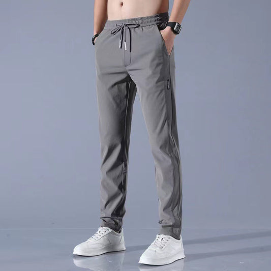 Mighty Lifestyle Pants | Men's Business casual pants elastic breathable straight leg oversized sports pants