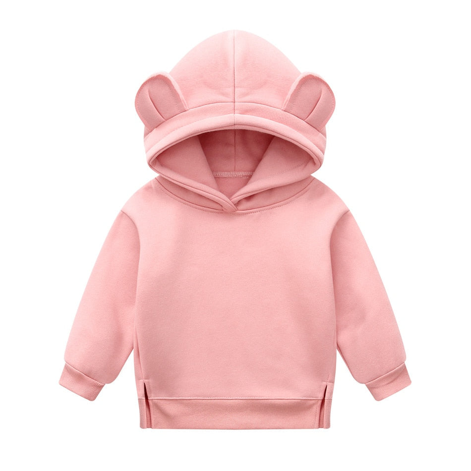 Trendy Unisex Baby Boys Girls Clothes Winter Spring Cute Hoodies Korean kids Hoodie Thicken Fleece Sweatshirt Children's clothing, Orangemom