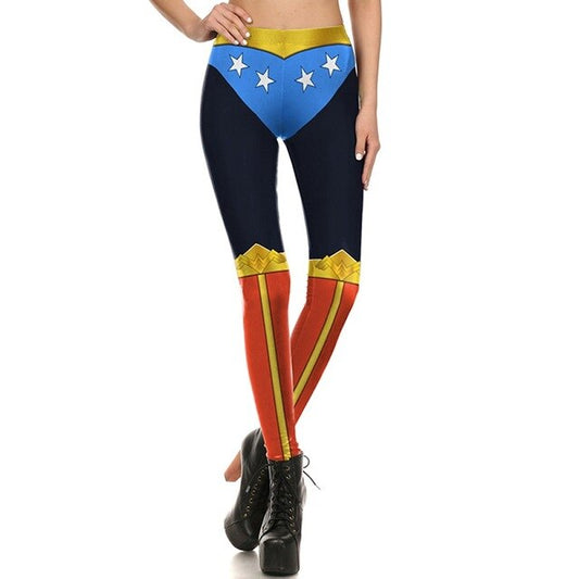 Superhero Tights | Costume Leggings | Cosplay Comic Leggings