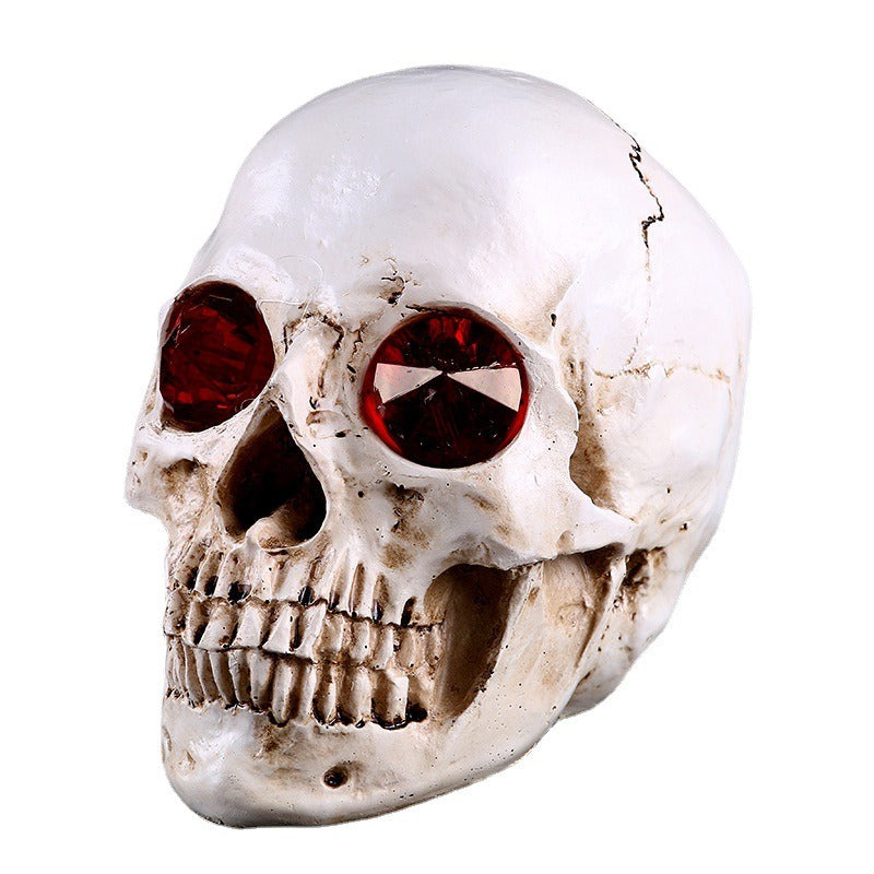 Skeleton | red diamond resin ornament