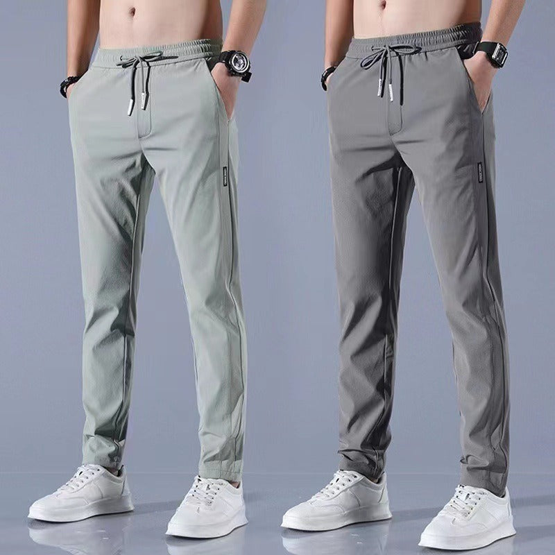 Mighty Lifestyle Pants | Men's Business casual pants elastic breathable straight leg oversized sports pants